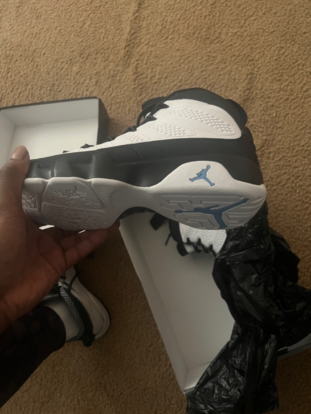 Jordan 9s blue university